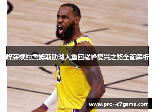 降薪续约詹姆斯助湖人重回巅峰复兴之路全面解析